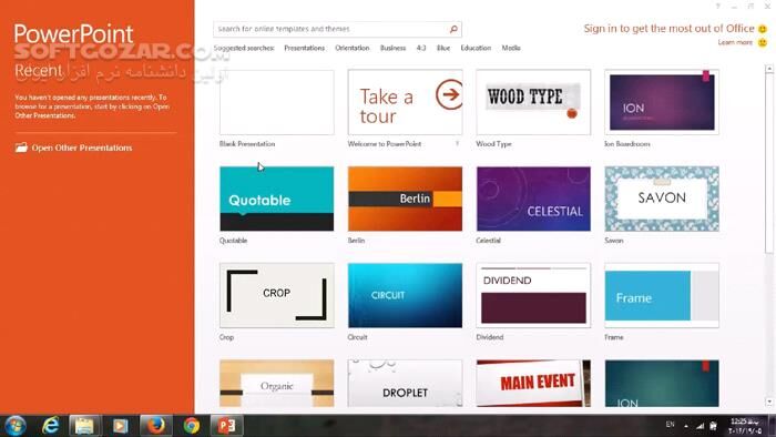 دانلود فیلم های آموزش رایگان نرم افزار Microsoft PowerPoint به فارسی - دانلود آموزش پاورپوینت - سافت گذر