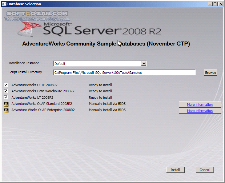 دانلود Microsoft SQL Server 2008 R2 Enterprise Edition x86/x64 Final + SP3 - دانلود نسخه نهایی نرم افزار SQL Server 2008 ویرایش R2 ویرایش اینترپرایز به همراه سرویس پک 2  - سافت گذر
