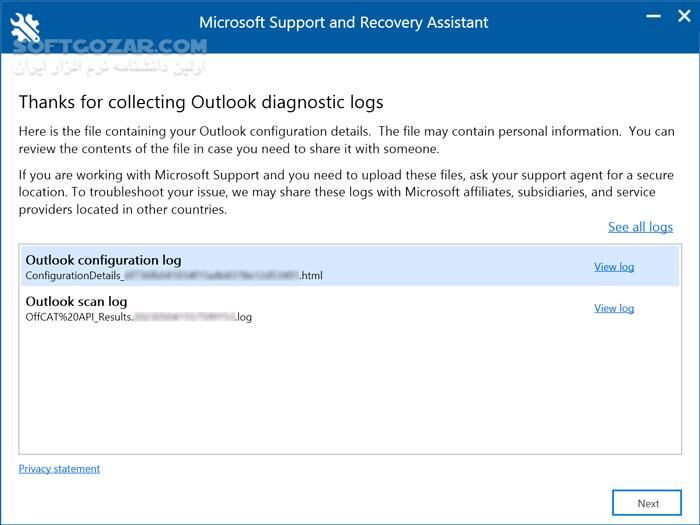 دانلود Microsoft Support and Recovery Assistant 17.01.3658.000 - دانلود رفع مشکلات ویندوز - سافت گذر