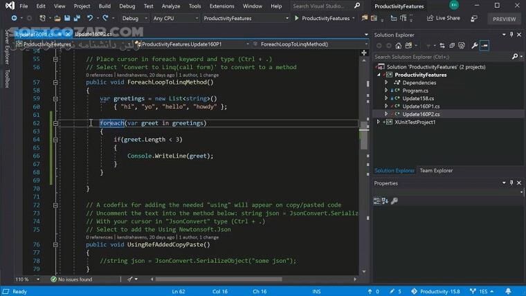 دانلود Microsoft Visual Studio 2019 Enterprise 16.11.43 - دانلود ویژوال استودیو 2019 - سافت گذر