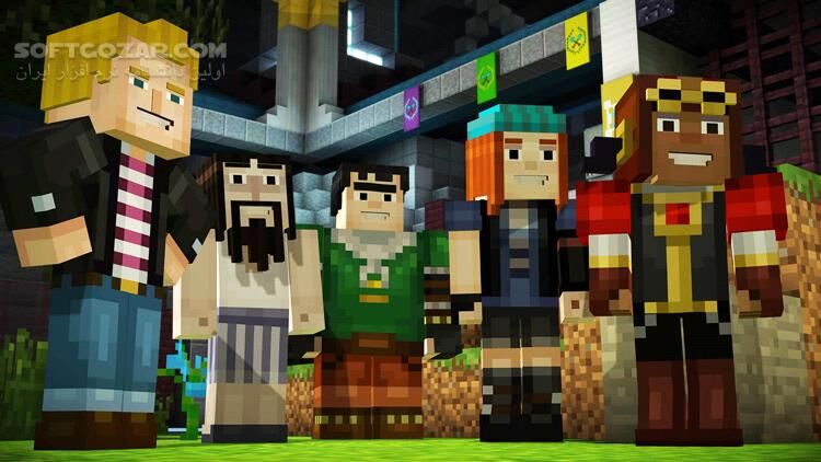 دانلود Minecraft: Story Mode Episode 1-2-3-4-5-6-7-8 - دانلود بازی ماینکرفت - سافت گذر