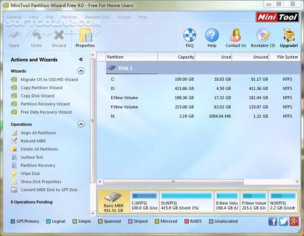 دانلود MiniTool Partition Wizard 13.0 Technician + WinPE ISO - دانلود پارتیشن بندی هارد - سافت گذر