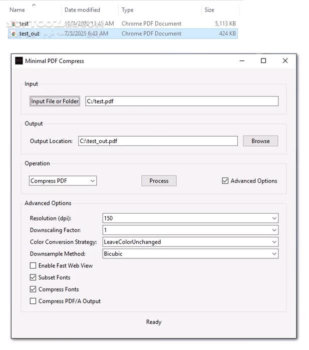 دانلود Minimal PDF Compress 1.9.5 - دانلود کاهش حجم پی‌دی‌اف - سافت گذر