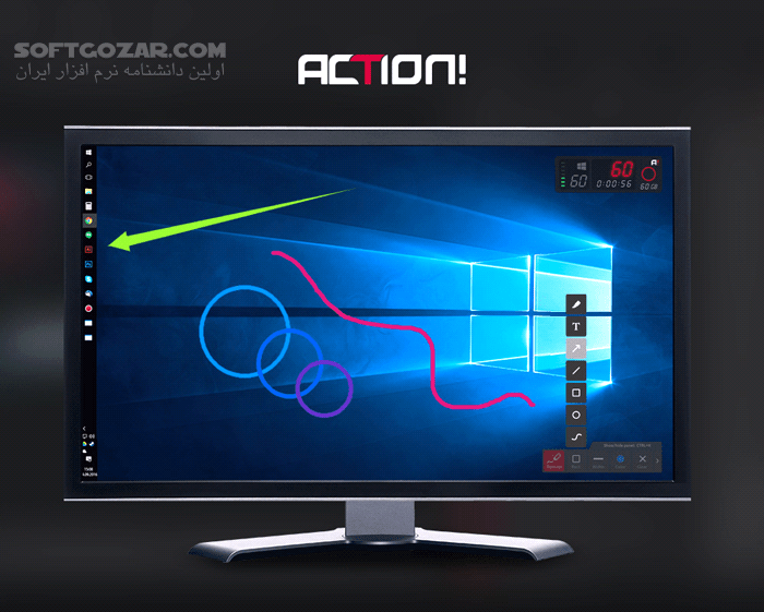 دانلود Mirillis Action! 4.46.0 - دانلود فیلمبرداری از دسکتاپ - سافت گذر