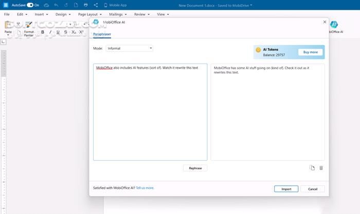 دانلود MobiOffice 10.30.59210 (x64) - دانلود ویرایشگر متن - سافت گذر