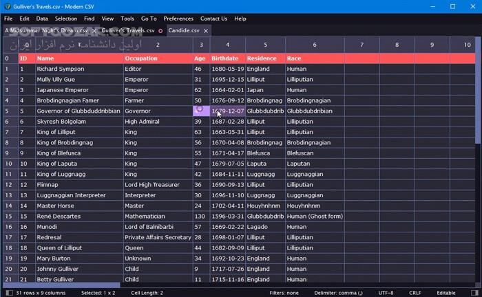 دانلود Modern CSV 2.1 - دانلود ویرایشگر فایل های سی اس وی - سافت گذر