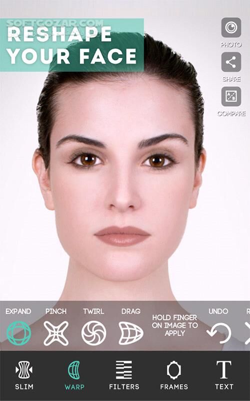دانلود ModiFace Photo Editor 1.6 for Adnroid +4.0 - دانلود چهره خود را طراحی کنید برای اندروید - سافت گذر