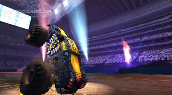 دانلود Monster Jam Battlegrounds - دانلود بازی مسابقات رانندگی بامانع با خودروهای غول‌پیکر - سافت گذر
