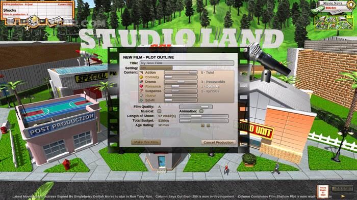 دانلود Movie Studio Boss - The Sequel - دانلود بازی شبیه‌ساز مدیریت استودیوی فیلمسازی - سافت گذر