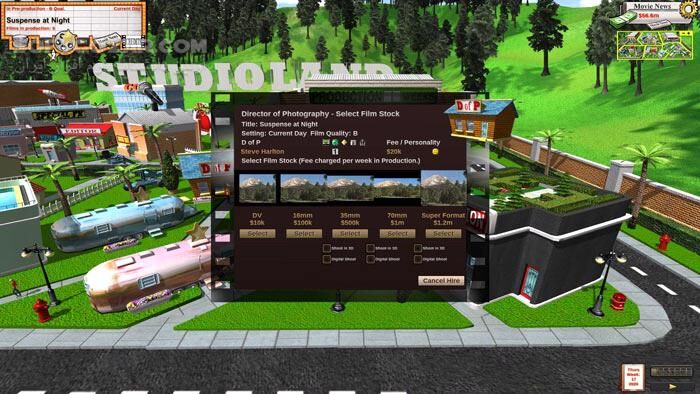 دانلود Movie Studio Boss - The Sequel - دانلود بازی شبیه‌ساز مدیریت استودیوی فیلمسازی - سافت گذر