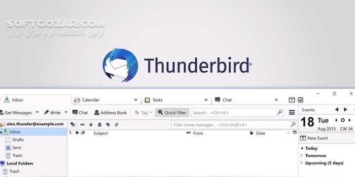 دانلود Mozilla Thunderbird 145.0 Win/Mac/Linux + Portable - دانلود موزیلا تاندربرد مدیریت ایمیل - سافت گذر