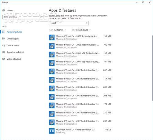 دانلود MultiPack Visual C++ Installer 4.00 - دانلود پکیج کامل ویژوال سی++ - سافت گذر