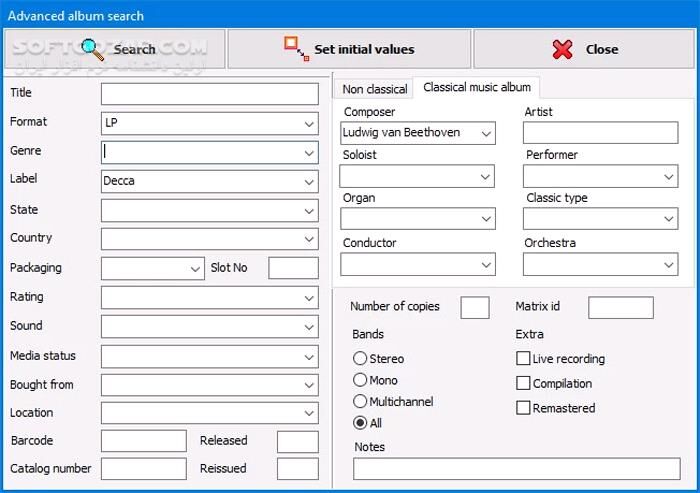 دانلود Music Collection 3.9.4.3 - دانلود آرشیو موسیقی - سافت گذر