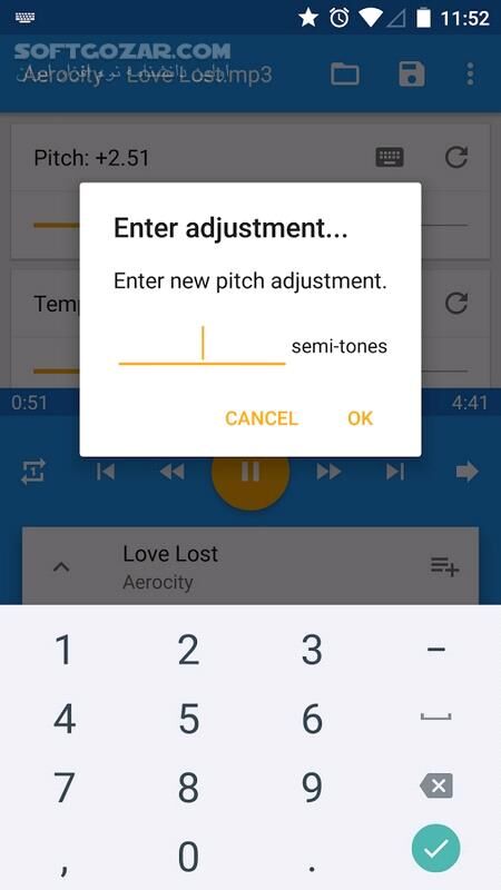 دانلود Music Speed Changer Full 12.1.6 for Android +4.1 - دانلود تغییر سرعت پخش موسیقی برای اندروید - سافت گذر