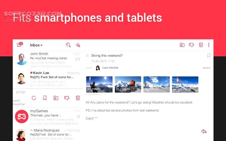 دانلود MyMail 14.116.0.74939 for Variable Device - دانلود ایمیل من برای اندروید - سافت گذر