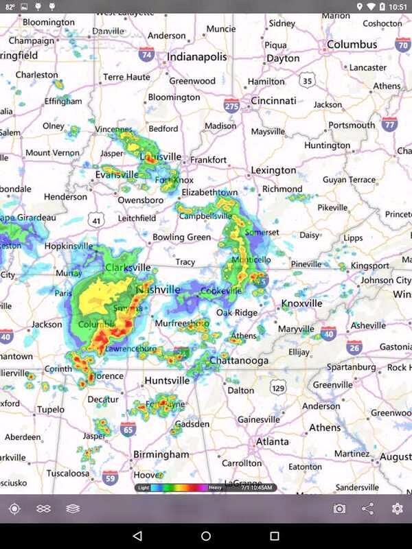 دانلود MyRadar Weather Radar Pro 8.65.1 For Android +8.0 - دانلود برنامه هواشناسی رادار برای اندروید - سافت گذر