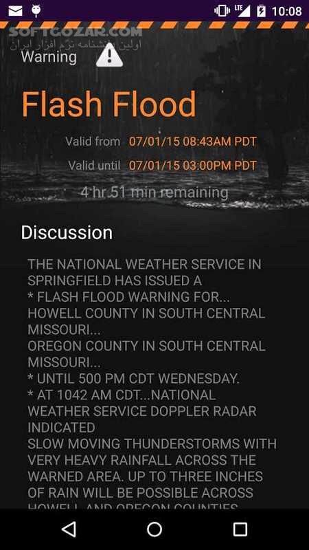 دانلود MyRadar Weather Radar Pro 8.65.1 For Android +8.0 - دانلود برنامه هواشناسی رادار برای اندروید - سافت گذر