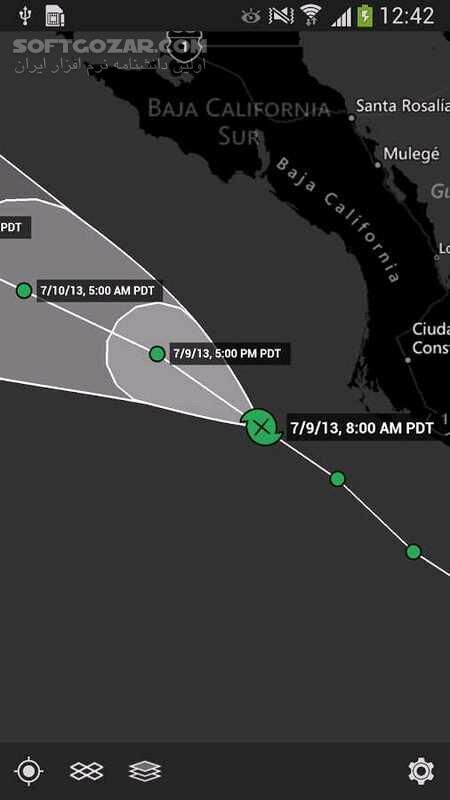 دانلود MyRadar Weather Radar Pro 8.65.1 For Android +8.0 - دانلود برنامه هواشناسی رادار برای اندروید - سافت گذر