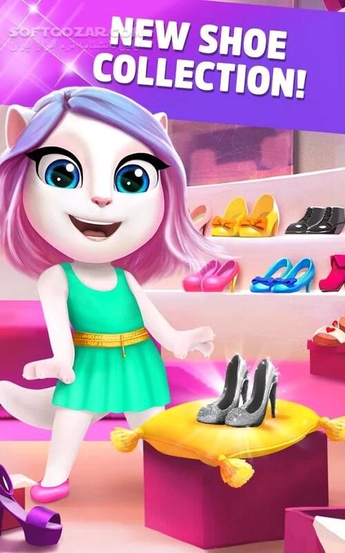 دانلود My Talking Angela 6.9.0.5278 for Android +4.0.3 - دانلود آنجلای سخنگو برای اندروید - سافت گذر