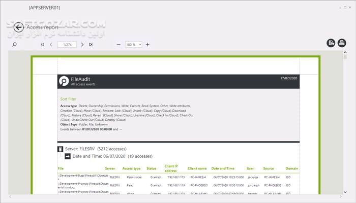 دانلود NTFS Permissions Reporter 4.1.535 - دانلود بررسی مجوزهای سیستم فایل - سافت گذر