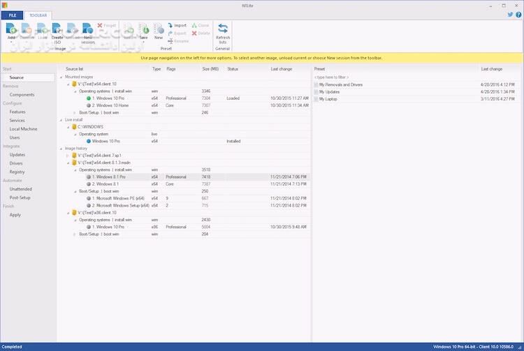 دانلود NTLite 2025.11.10669 + Business / Enterprise 2.1.1.7917 - دانلود برنامه ساخت ویندوز سفارشی - سافت گذر