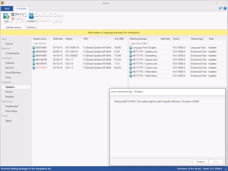 دانلود NTLite 2025.11.10669 + Business / Enterprise 2.1.1.7917 - دانلود برنامه ساخت ویندوز سفارشی - سافت گذر
