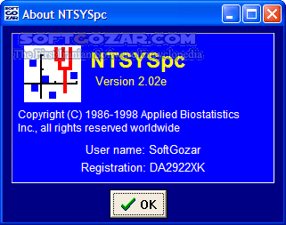 دانلود NTSYSpc 2.10e - دانلود نرم افزار انجام آزمون های آماری چند متغیره - سافت گذر