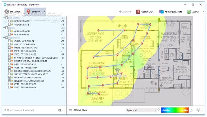دانلود NetSpot Unlimited Enterprise 4.0.0.609 - دانلود بررسی و مدیریت وای فای - سافت گذر