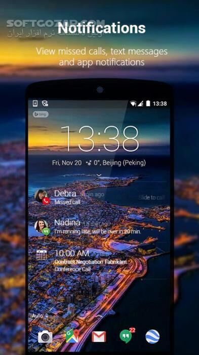 دانلود Next Lock Screen 3.11.5 for Android +4.1 - دانلود قفل صفحه نمایش مایکروسافت برای اندروید - سافت گذر