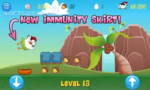 دانلود Ninja Chicken Ooga Booga 1.4.5 for Android +2.3 - دانلود مرغ نینجا برای اندروید - سافت گذر