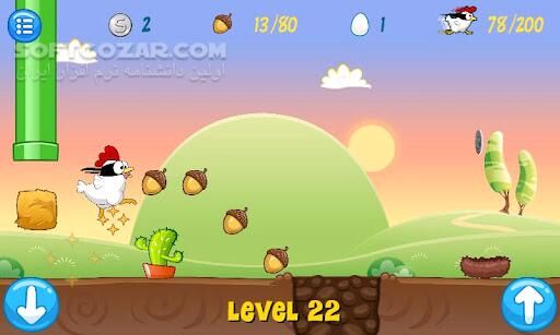 دانلود Ninja Chicken Ooga Booga 1.4.5 for Android +2.3 - دانلود مرغ نینجا برای اندروید - سافت گذر