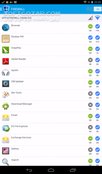 دانلود NoRoot Data Firewall 5.4.1 for Android +4.0 - دانلود فایروال قدرتمند و بدون نیاز به دسترسی به روت برای اندروید برای اندروید - سافت گذر