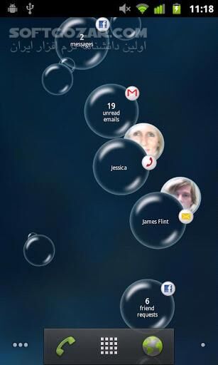دانلود Notification Bubbles 4.8.1 for Android +2.3 - دانلود حباب های اطلاع رسان برای اندروید - سافت گذر