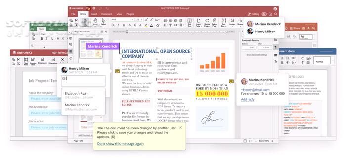 دانلود ONLYOFFICE Desktop Editors 9.2.0 - دانلود آنلی آفیس - سافت گذر