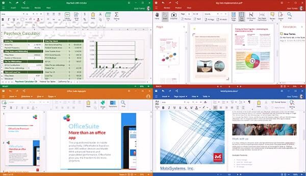 دانلود OfficeSuite Premium 9.00.57661 - دانلود آفیس سوئیت - سافت گذر