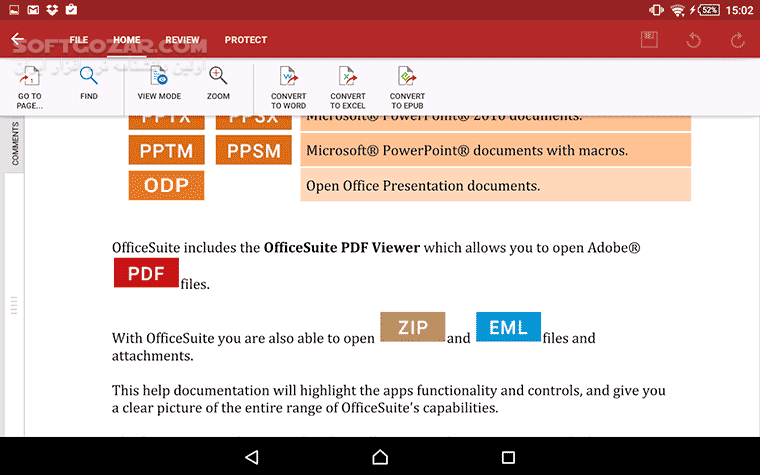 دانلود OfficeSuite Pro + Premium 14.7.53184 for Android +4.4 - دانلود آفیس سوییت برای اندروید - سافت گذر