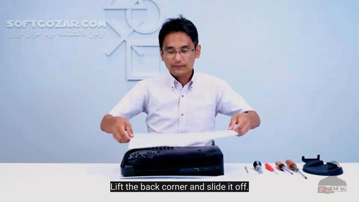 دانلود ویدئوی بازکردن بدنه کنسول بازی PS5 و آشنایی با قطعات داخلی آن - دانلود آشنایی با PS5 - سافت گذر