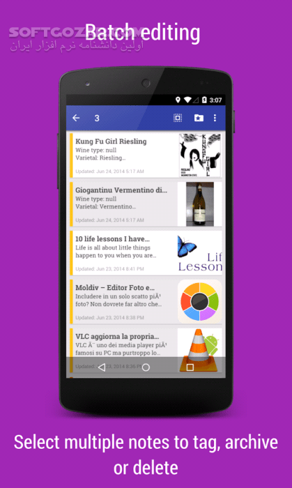 دانلود Omni Notes 6.0.0 for Android +4.0 - دانلود دفترچه یادداشت اندروید برای اندروید - سافت گذر