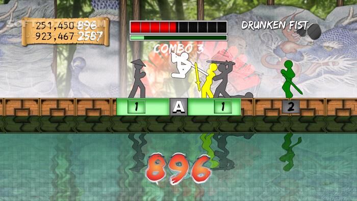 دانلود One Finger Death Punch + Update 1.1 - دانلود بازی مشت مرگ با یک انگشت - سافت گذر