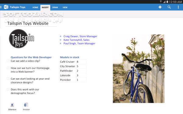 دانلود OneNote 16.0.19127.20320 for Android +11.0 - دانلود وان نوت برای اندروید - سافت گذر