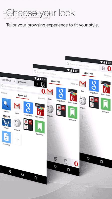 دانلود Opera Mobile 93.2.4906.86283 + GX for Android 9.0 - دانلود اپرا برای اندروید - سافت گذر