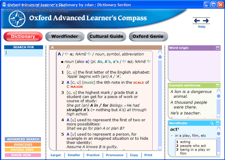 دانلود Oxford Advanced Learner’s Dictionary 8th Edition 2010 + Portable - دانلود ویرایش هشتم دیکشنری انگلیسی به انگلیسی و معتبر اکسفورد (نسخه پیشرفته) - سافت گذر