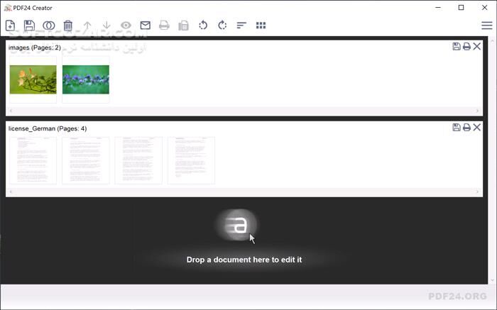 دانلود PDF24 Creator 11.28.2 - دانلود ایجاد و ویرایش فایل‌های پی‌دی‌اف - سافت گذر