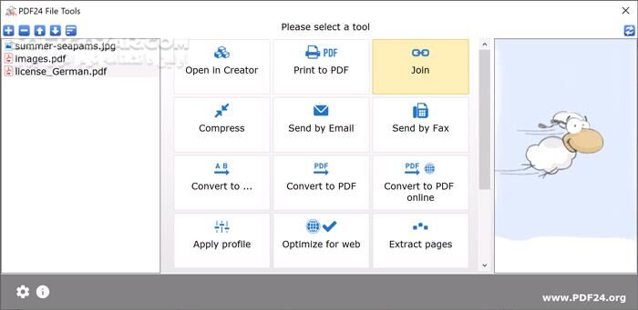 دانلود PDF24 Creator 11.28.2 - دانلود ایجاد و ویرایش فایل‌های پی‌دی‌اف - سافت گذر