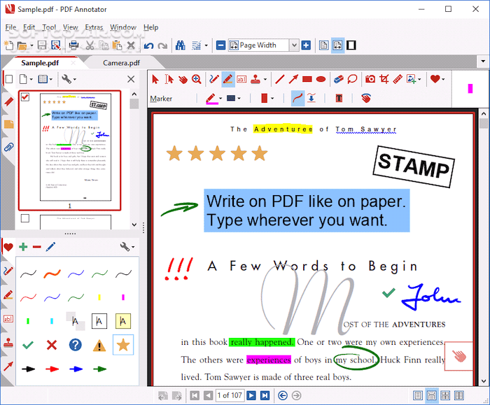 دانلود PDF Annotator 10.0.0.1004 + Portable - دانلود پی‌دی‌اف انوتیتر - سافت گذر