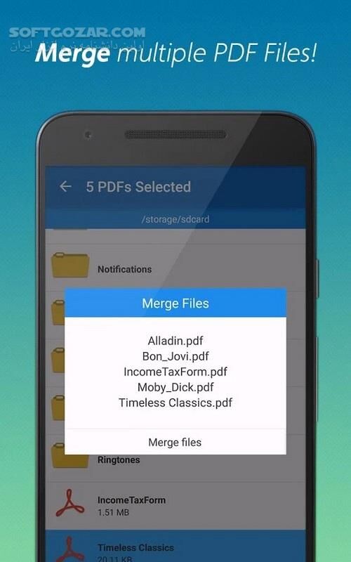 دانلود PDF Converter & PDF Editor 6.11 for Android +2.3 - دانلود پی دی اف کانورتر برای اندروید - سافت گذر