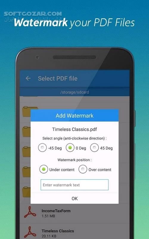 دانلود PDF Converter & PDF Editor 6.11 for Android +2.3 - دانلود پی دی اف کانورتر برای اندروید - سافت گذر