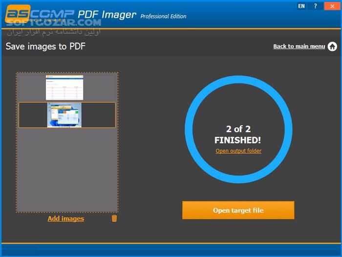 دانلود PDF Imager Professional 2.011 - دانلود تبدیل فرمت فایل های پی دی اف - سافت گذر