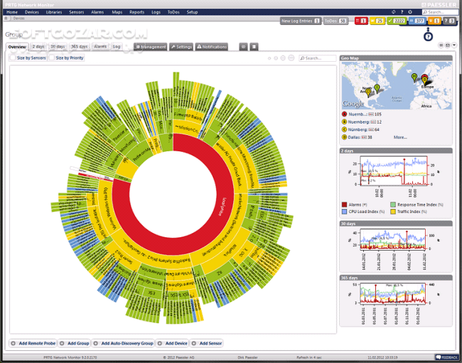 دانلود PRTG Network Monitor 17.3.33.275 + v13 + Manual - دانلود پی ار تی جی نتورک مانیتور مدیریت و نظارت بر شبکه - سافت گذر