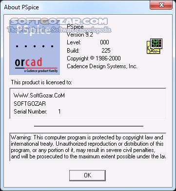 دانلود PSpice 9.2 + Portable - دانلود نسخه کامل بهترین نرم افزار شبیه ساز مدارهای الکترونیکی  - سافت گذر
